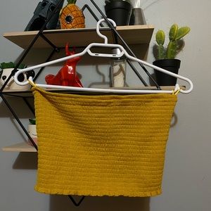 Yellow tube top